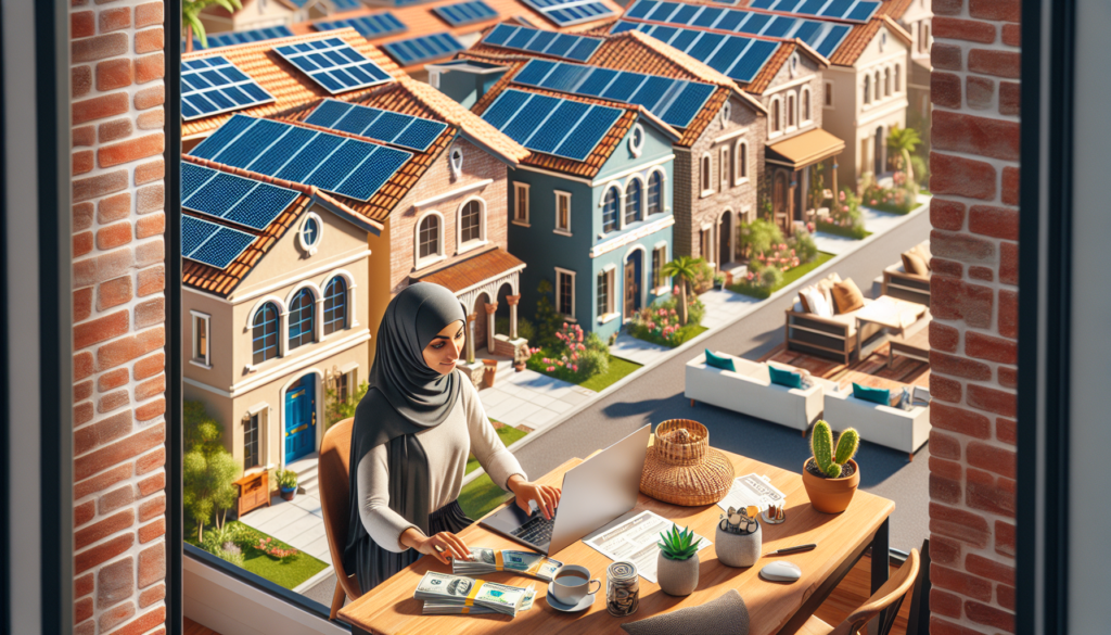 California homes with solar panels on roofs